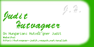judit hutvagner business card